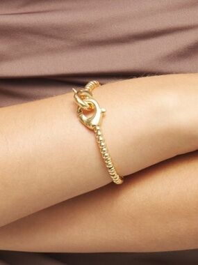 Ser Inseparable 18k gold plated uno de 50 bracelet